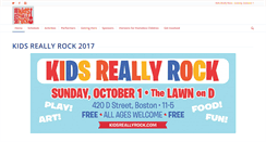 Desktop Screenshot of kidsreallyrock.com