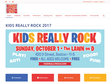 Tablet Screenshot of kidsreallyrock.com